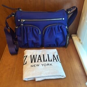 NWT MZ Wallace Paige Crossbody Dazzle Cobalt Blue